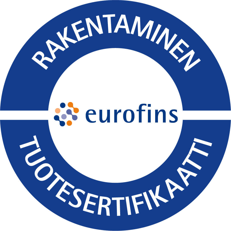 Eurofins Rakentaminen Tuotesertifikaatti
